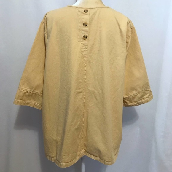Denim & Co. Button Down Blouse Women 1X - Picture 9 of 13
